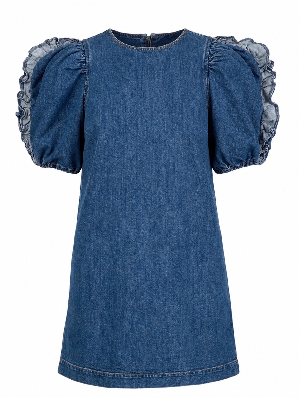 Ulla Johnson Blue Denim Poppy Mini Dress sz 4